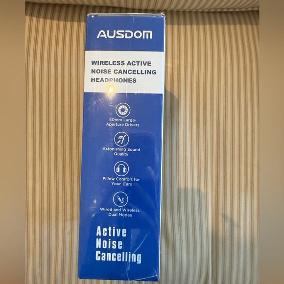 NIB New in Box Ausdom Wireless Noise Cancelling Headphones - Picture 5 of 12